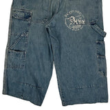 Dognose Double Knee Carpenter Shorts - X-Largew 15L Light Wash Denim