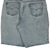 Levis Denim Shorts - 34W 11L Light Wash Cotton