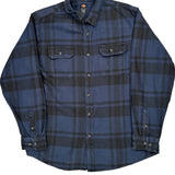 Dickies Checked Flannel Shirt - XL Black Cotton