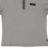 Vintage grey Costume National Polo Shirt - mens x-large