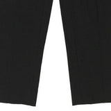 Cheap & Chic Moschino Trousers - 32W UK 12 Black Cotton