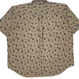 Pendleton Short Sleeve Shirt - XL Beige Cotton