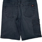Dickies Carpenter Shorts - 32W 11L Grey Cotton
