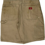 Dickies Carpenter Shorts - 36W 10L Beige Cotton