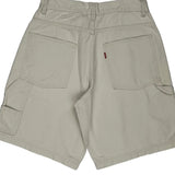 Levis Carpenter Shorts - 28W 8L Beige Cotton