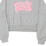 Age 10 Levis Spellout Sweatshirt - XS Grey Cotton