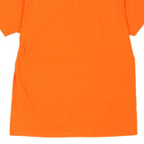 Single Stitch 1980s Fighting Illinois. Screen Stars College T-Shirt - Large Orange Cotton