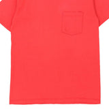 Single Stitch Exit e11even. Pocket T'S Graphic T-Shirt - Large Red Cotton