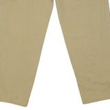 Unbranded Cargo Trousers - 34W 31L Beige Cotton
