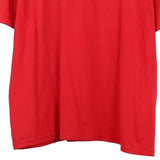 Australian Spellout T-Shirt - 2XL Red Cotton Blend