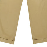 Burberry Trousers - 29W UK 10 Beige Cotton