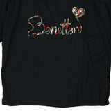 Benetton Top - 2XL Black Viscose