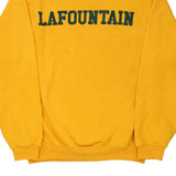 St Charles Borromeo Jerzees Graphic Sweatshirt - Medium Yellow Cotton Blend