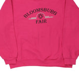 Bloomsburg Fair Jerzees Graphic Sweatshirt - XL Pink Cotton Blend