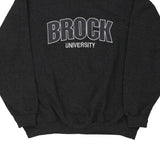 Brock University Layer College Sweatshirt - XL Grey Cotton Blend