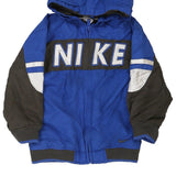 Age 4 Nike Spellout Jacket - XS Blue Polyester