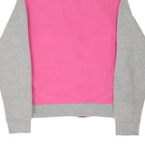 Age 11-12 Fila Spellout Zip Up - Medium Pink Cotton Blend