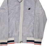 Age 10 North Pole Striped Jacket - Large Blue Polyester