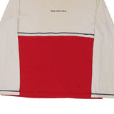 Age 10-12 Fila Long Sleeve T-Shirt - Medium White Cotton