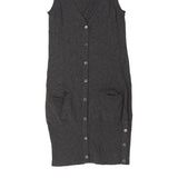 Age 12 Moschino Jumper Dress - Medium Grey Wool