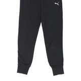 Age 11-12 Puma Joggers - Large Black Cotton Blend