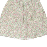Age 7 Unbranded Floral Mini Skirt - 22W 18L White Cotton