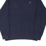 Russell Athletic Sweatshirt - Medium Navy Cotton Blend