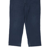 Dickies Trousers - 38W 30L Navy Polyester Blend