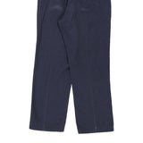 874 Dickies Trousers - 34W 28L Navy Polyester Blend