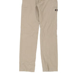 Age 16 Dickies Skinny Cargo Trousers - 30W 30L Beige Polyester Blend