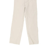 Tapered Fit. Dickies Trousers - 28W UK 8 Cream Polyester Blend