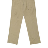 Dickies Trousers - 30W 34L Beige Polyester Blend