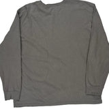 Vintage Polo By Ralph Lauren Long Sleeve T-Shirt - Large Grey Cotton