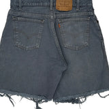 560 Orange Tab Levis Denim Shorts - 32W 8L Grey Denim