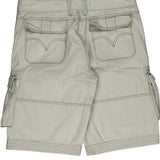 Levis Cargo Shorts - 34W 12L White Cotton