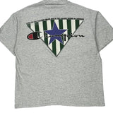 Vintage Champion Reverse Weave Champion Graphic T-Shirt - XL Grey Cotton
