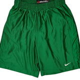 Vintage Nike Sport Shorts - Large Green Polyester