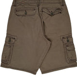 Lee Cargo Shorts - 32W 11L Brown Cotton