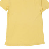 Age 14-16 Napapijri Spellout T-Shirt - Medium Yellow Cotton