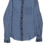 Levis Denim Shirt - XS Blue Cotton