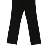 Sasch Trousers - 32W UK 12 Black Cotton
