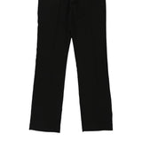Sasch Trousers - 32W UK 12 Black Cotton
