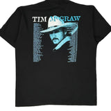 Vintage 1996 Tim Mcgraw Tour All Sport Single Stitch T-Shirt - XL Black Cotton