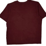 Vintage Carhartt T-Shirt - XL Burgundy Cotton