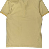 Vintage Armani Exchange Polo Shirt - Medium Yellow Cotton