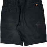 Dickies Shorts - 38W 11L Black Cotton Blend