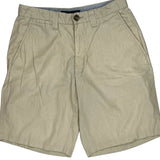 Tommy Hilfiger Chino Shorts - 29W 11L Beige Cotton Blend