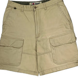 Tommy Hilfiger Cargo Shorts - 30″ Waist Beige Cotton