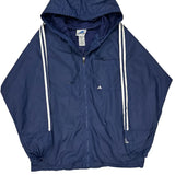 Vintage Adidas Jacket - Large Blue Nylon