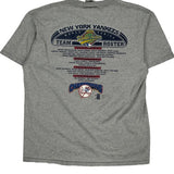 Vintage New York Yankees Lee Sport Mlb T-Shirt - XL Grey Cotton